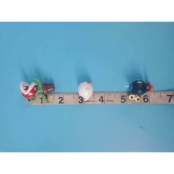 Super Mario Bros Mini Fugures Piranha Plant Bob-Omb & Boo Ghost Nintendo - Picture 5 of 6